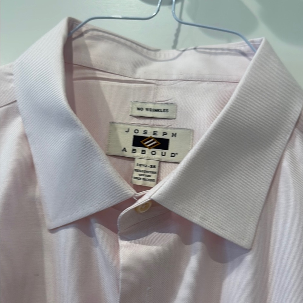 Joseph Abboud Pink French Cuff Dress Shirt - Picture 3 of 4